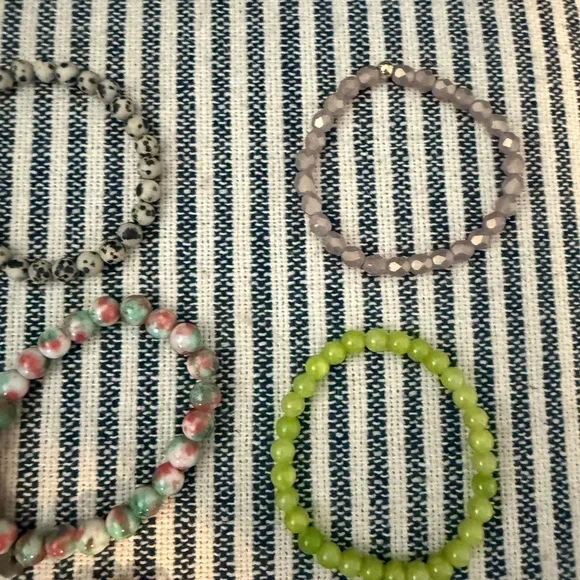 Sundrenched Colorful Beaded Bracelets Set - Picture 8 of 10